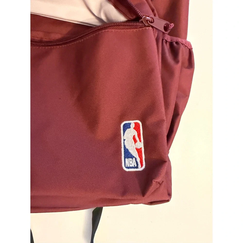NBA Cleveland Cavaliers Backpack Maroon Red Team Logo School Bag NEW